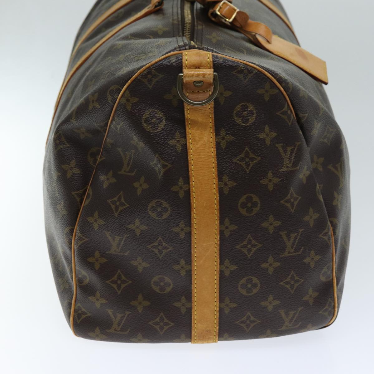 LOUIS VUITTON Monogram Keepall Bandouliere 55 Boston Bag M41414 LV 75092