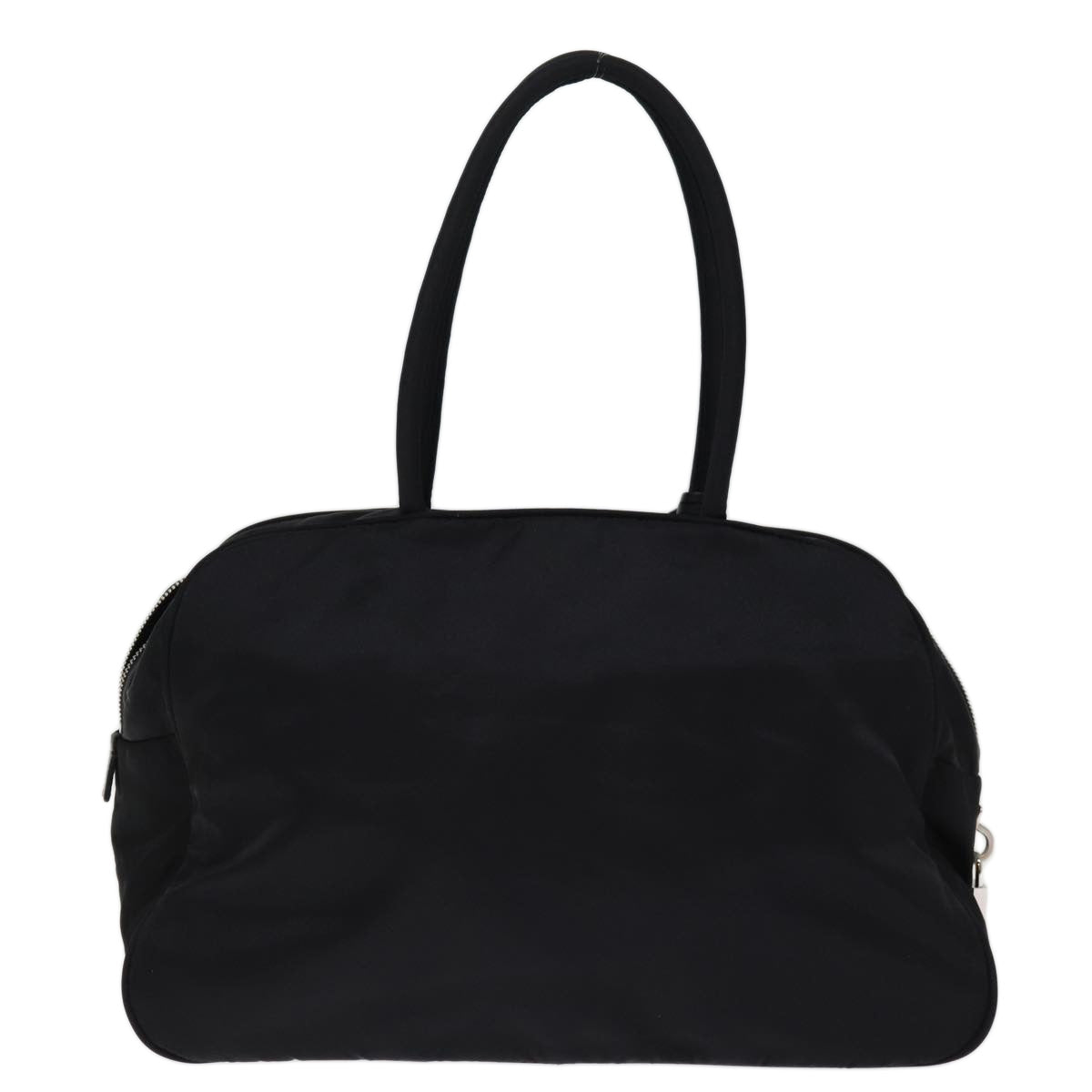 PRADA Hand Bag Nylon Black 75121