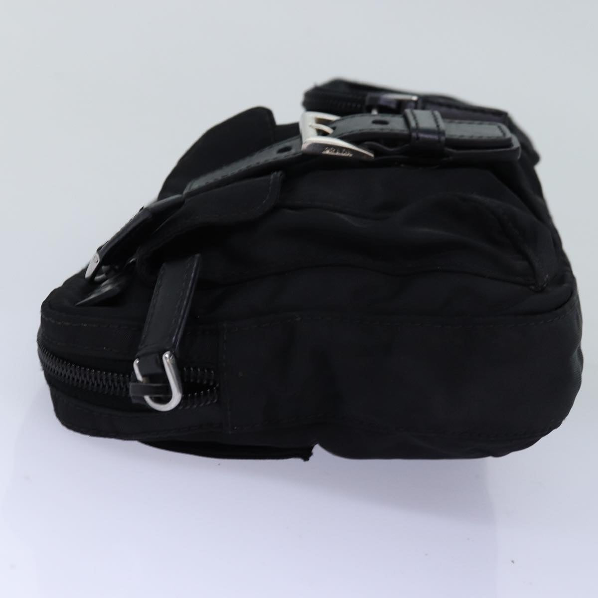 PRADA Pouch Nylon Black 75139