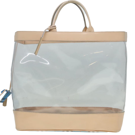 Burberry clear Vinyl Tote Bag ()