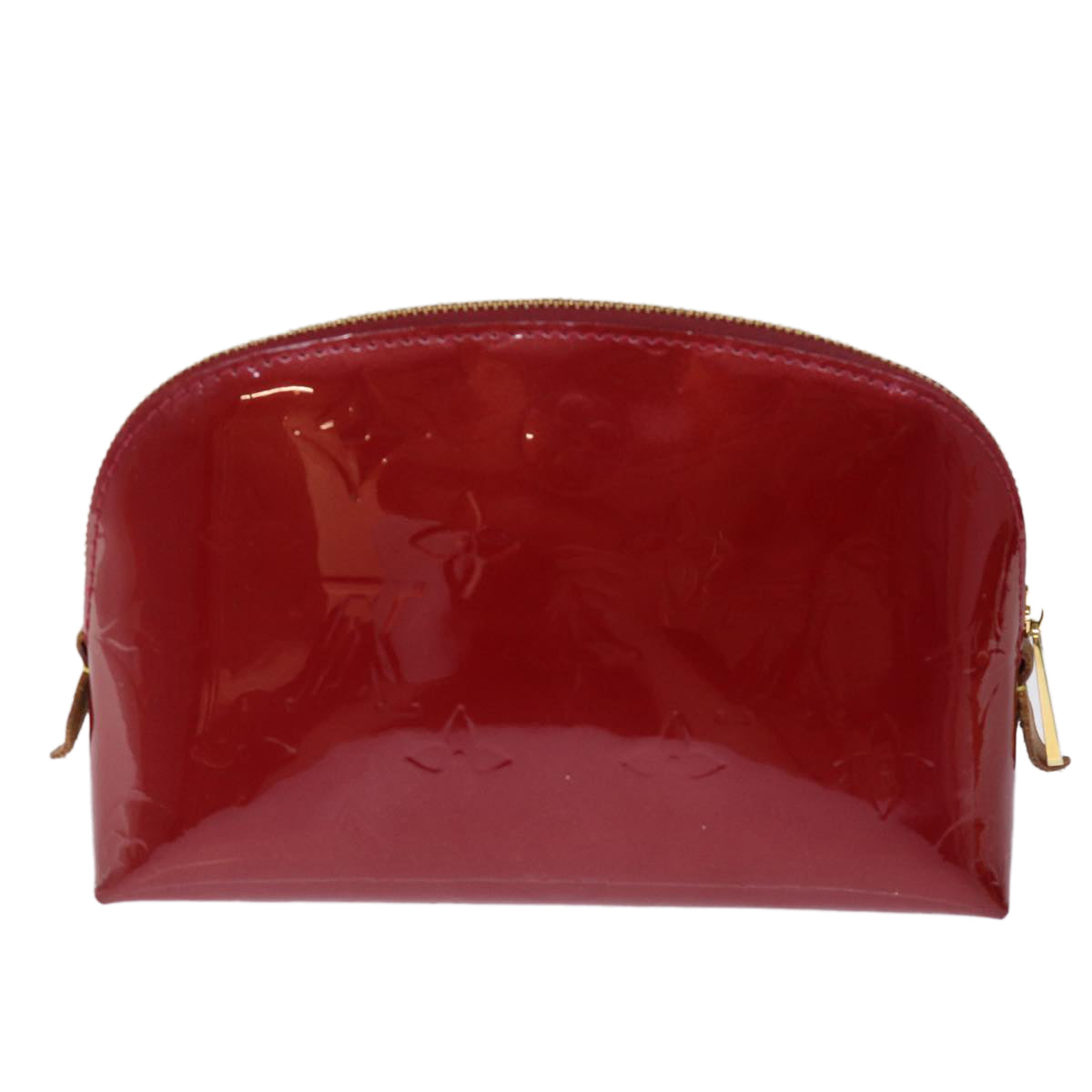 LOUIS VUITTON Vernis Pochette Cosmetic Pouch Pomme D'amour M91496 LV 75151