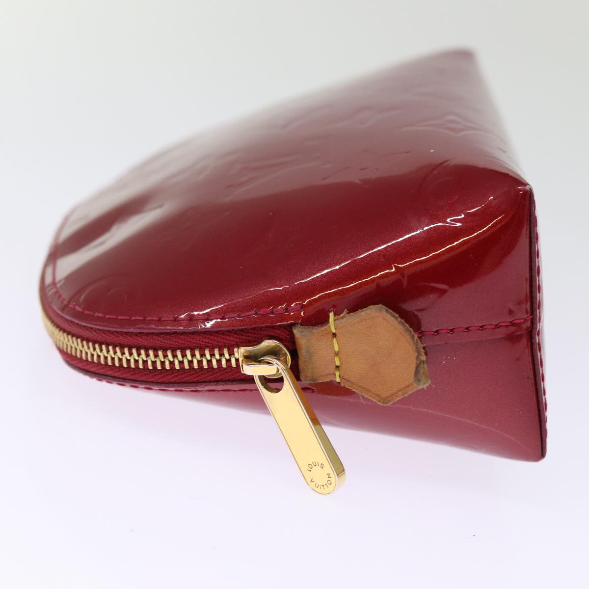 LOUIS VUITTON Vernis Pochette Cosmetic Pouch Pomme D'amour M91496 LV 75151