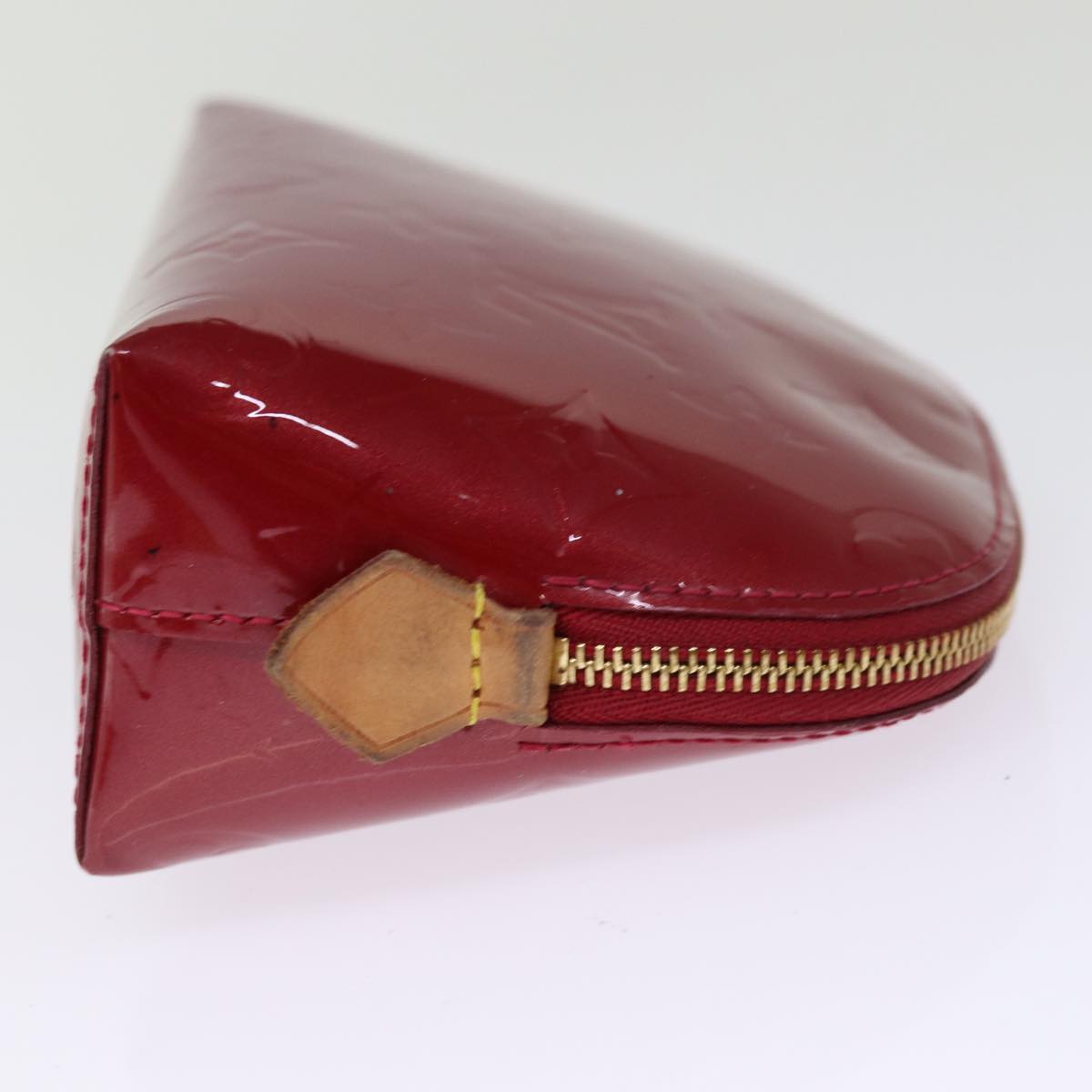 LOUIS VUITTON Vernis Pochette Cosmetic Pouch Pomme D'amour M91496 LV 75151