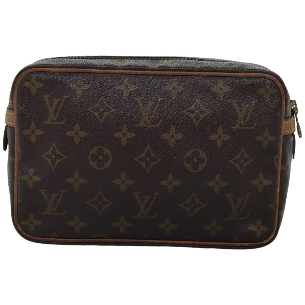 LOUIS VUITTON Monogram Compiegne 23 Clutch Bag M51847 LV 75158