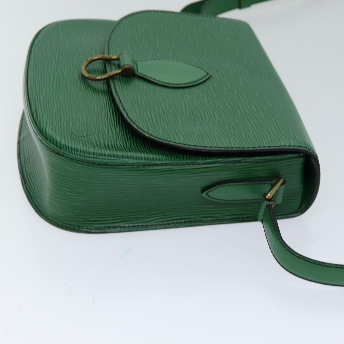 LOUIS VUITTON Epi Saint Cloud GM Shoulder Bag Green M52194 LV 75168