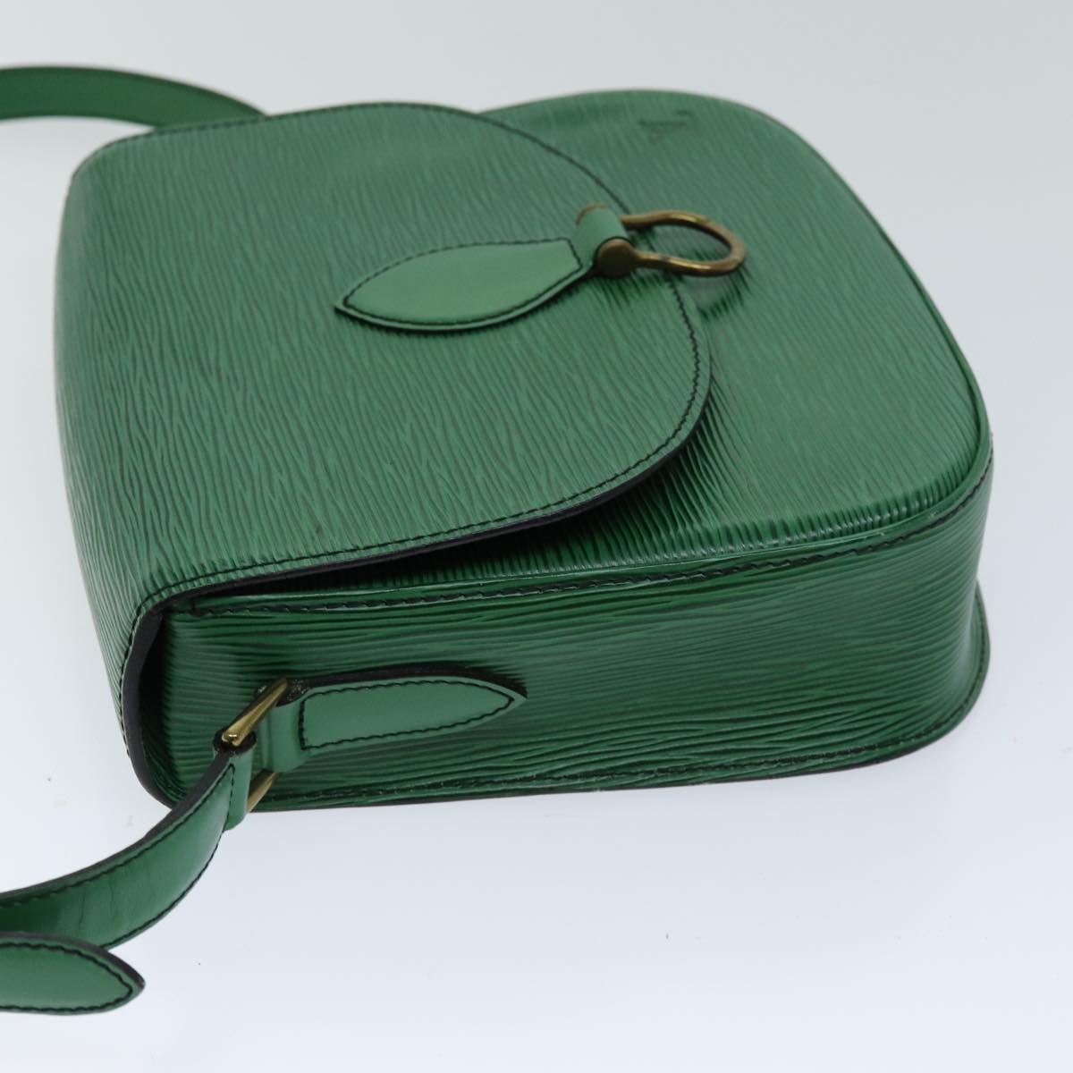 LOUIS VUITTON Epi Saint Cloud GM Shoulder Bag Green M52194 LV 75168