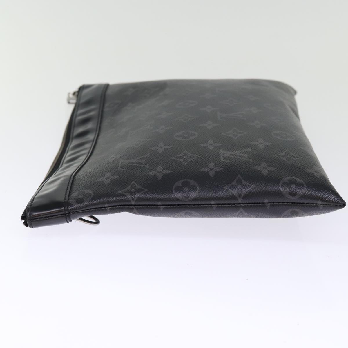 LOUIS VUITTON Monogram Eclipse Pochette Discovery Clutch Bag M62291 75173