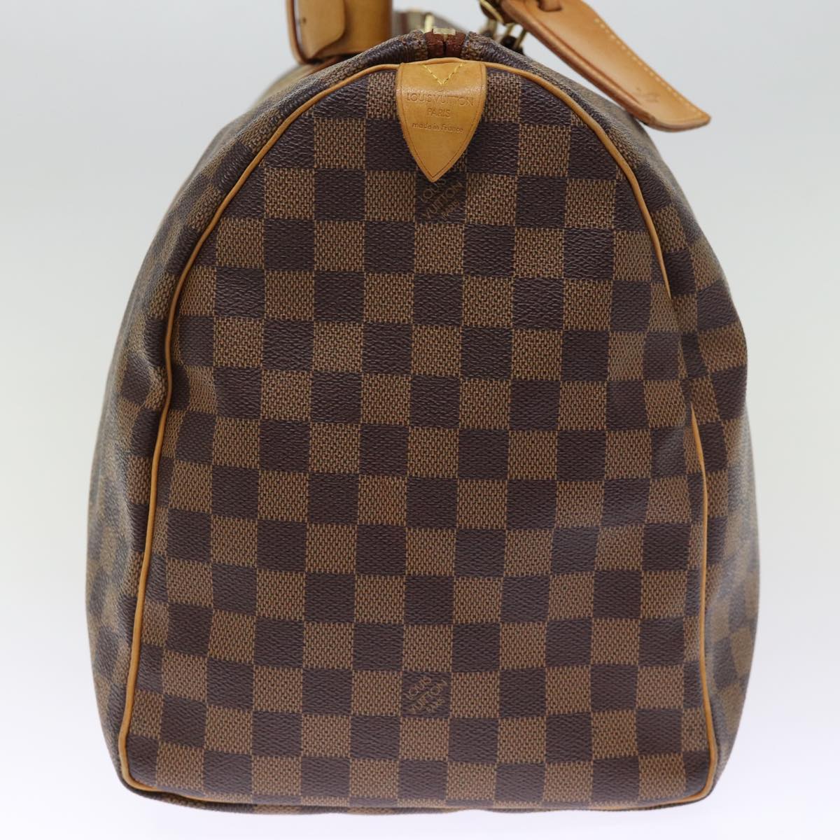 LOUIS VUITTON Damier Ebene Keepall 45 Boston Bag LV 75198A