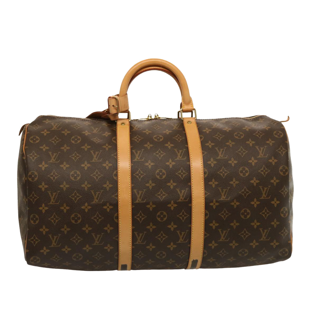LOUIS VUITTON Monogram Keepall 50 Boston Bag M41426 LV 75203