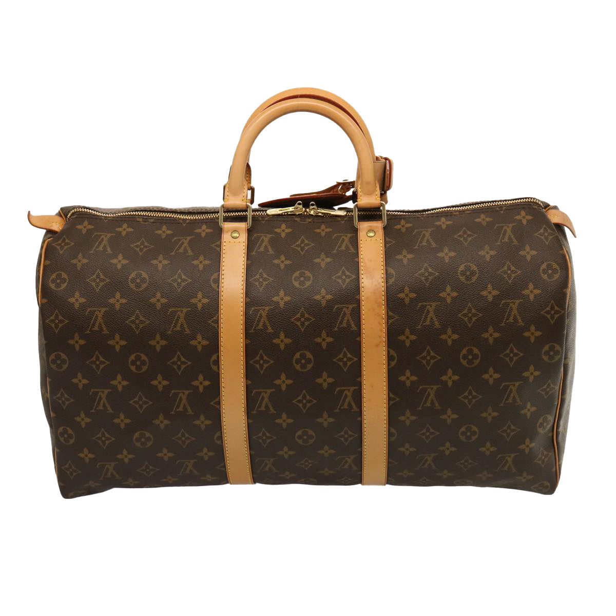 LOUIS VUITTON Monogram Keepall 50 Boston Bag M41426 LV 75203