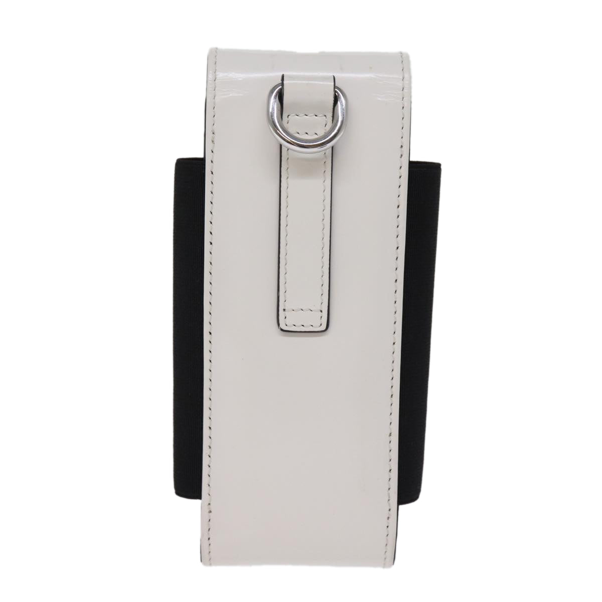 PRADA Cell Phone Case Patent leather White 75214