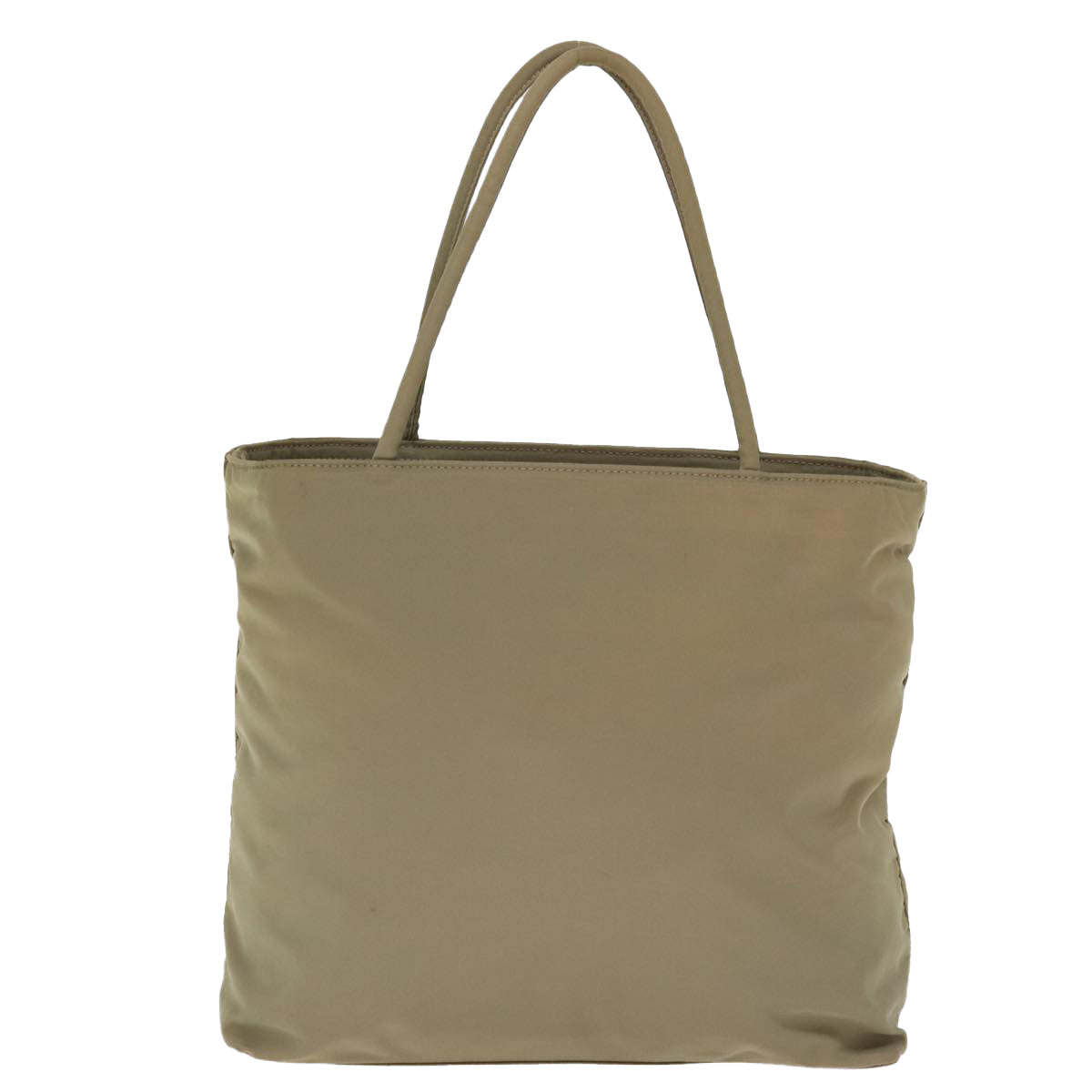 PRADA Tote Bag Nylon Beige 75228