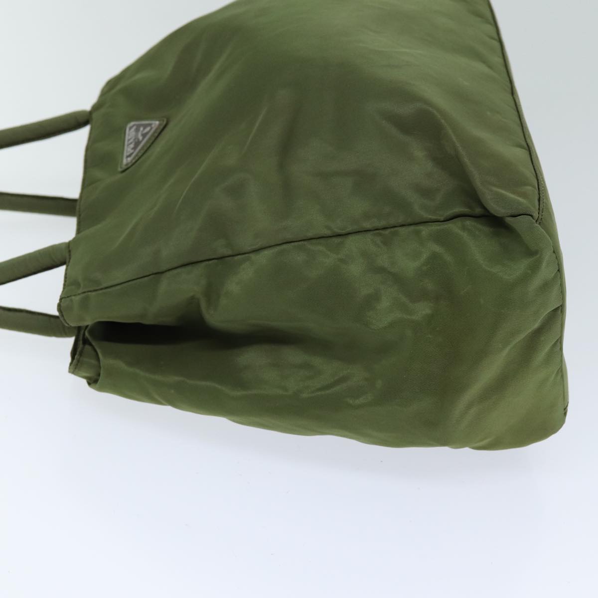 PRADA Tote Bag Nylon Khaki 75229