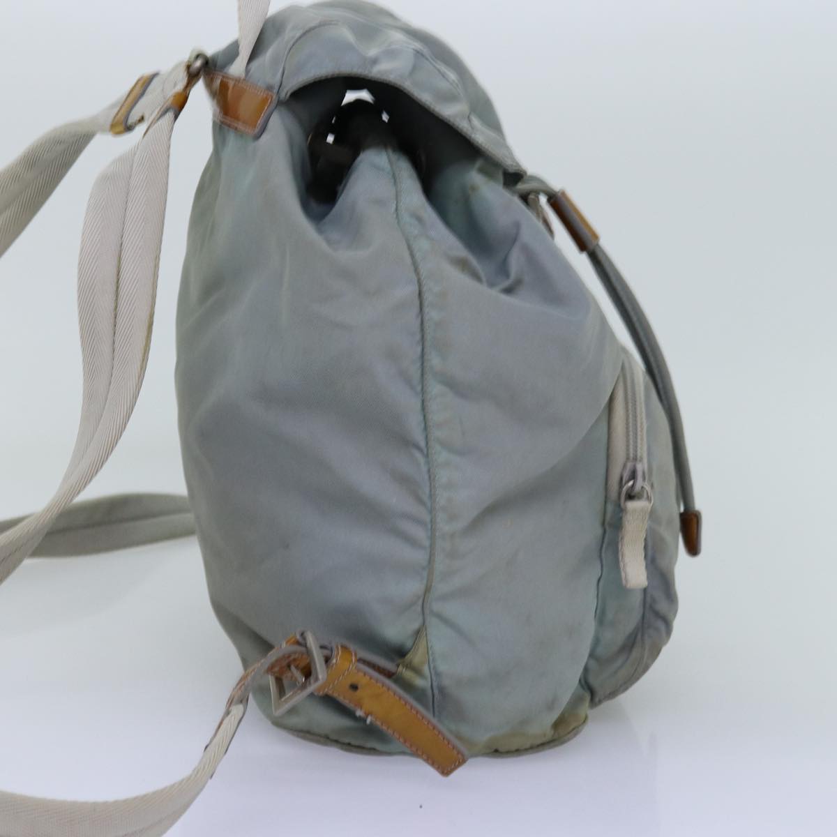 PRADA Backpack Nylon Light Blue 75232
