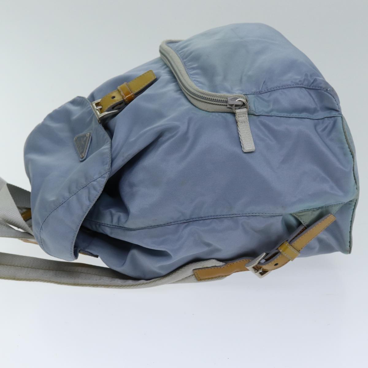 PRADA Backpack Nylon Light Blue 75233