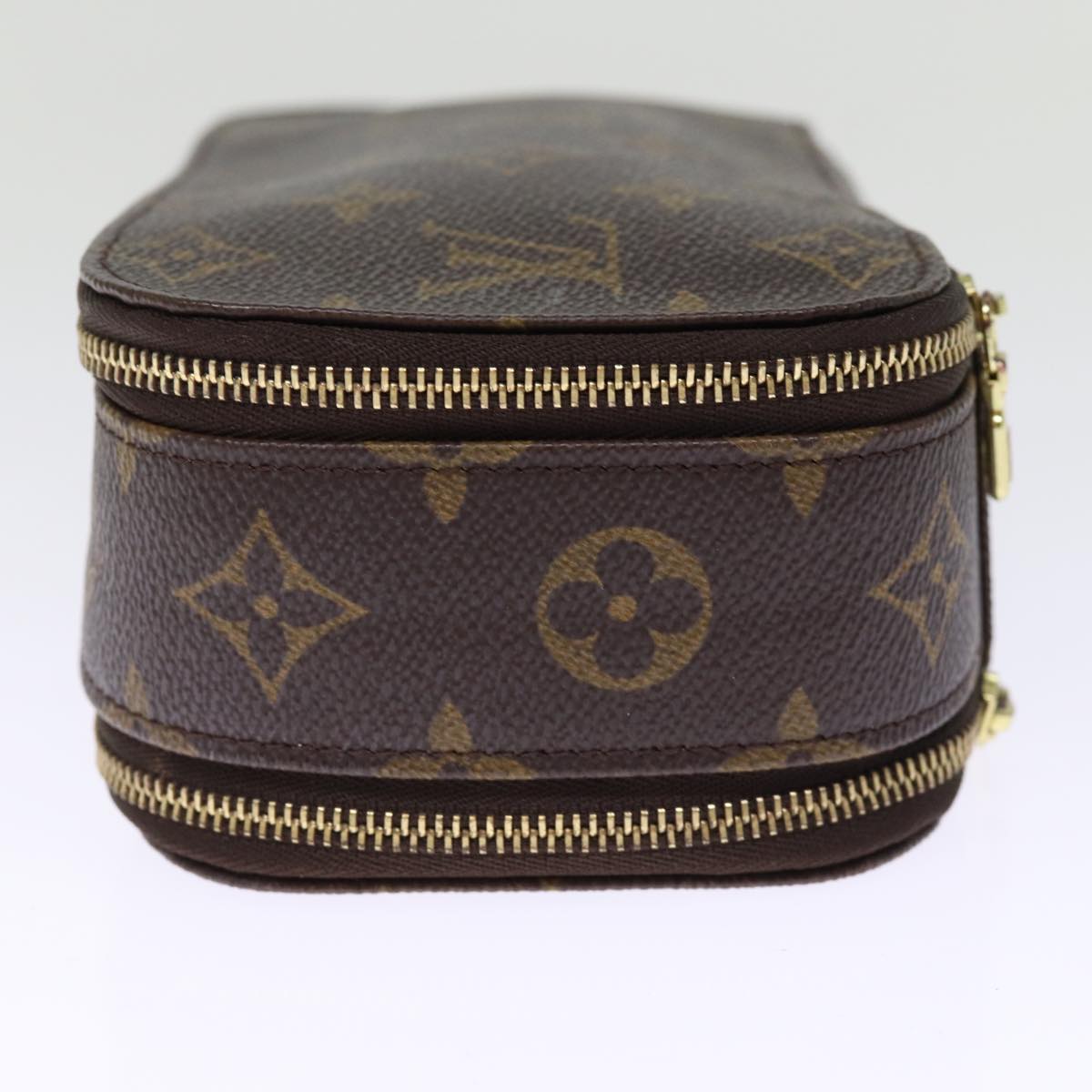 LOUIS VUITTON Monogram Trousse Brush MG Cosmetic Pouch M47505 LV 75252