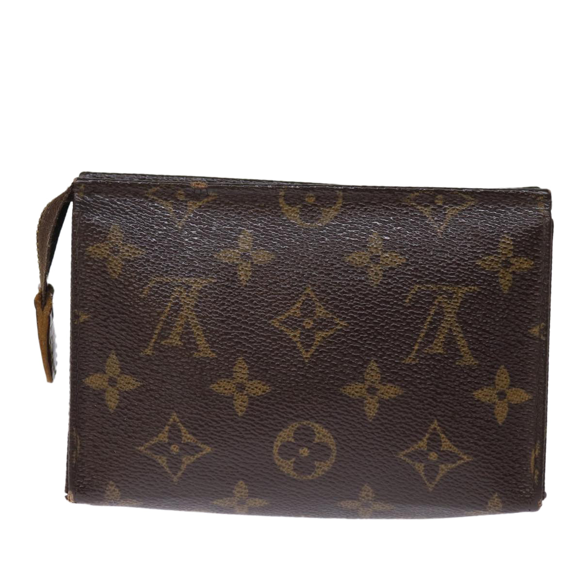 LOUIS VUITTON Monogram Poche Toilette 15 Pouch M47546 LV 75253