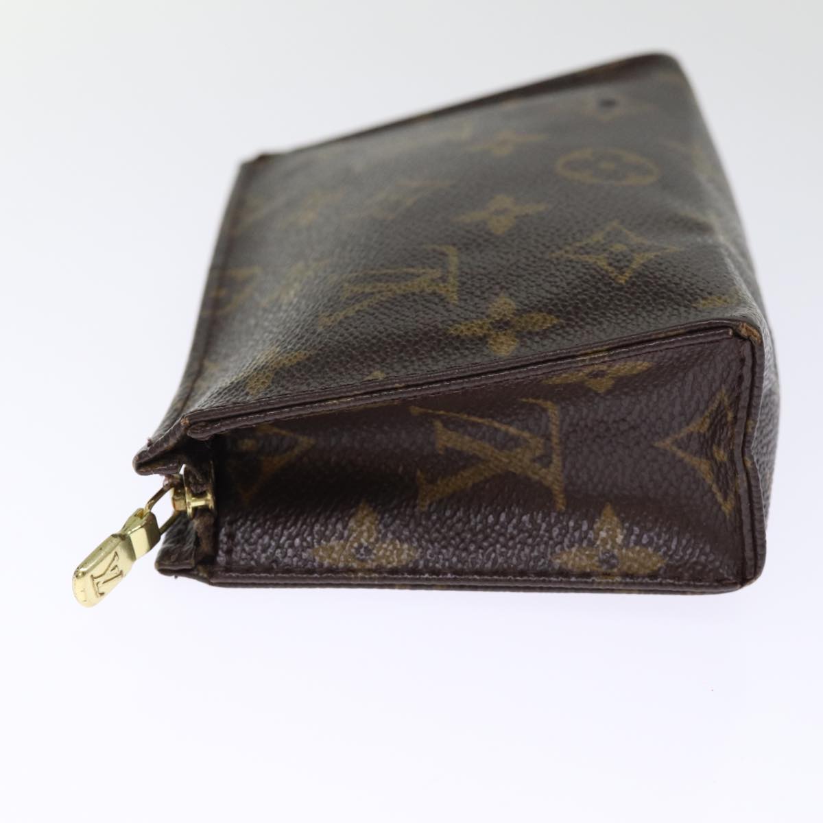 LOUIS VUITTON Monogram Poche Toilette 15 Pouch M47546 LV 75253