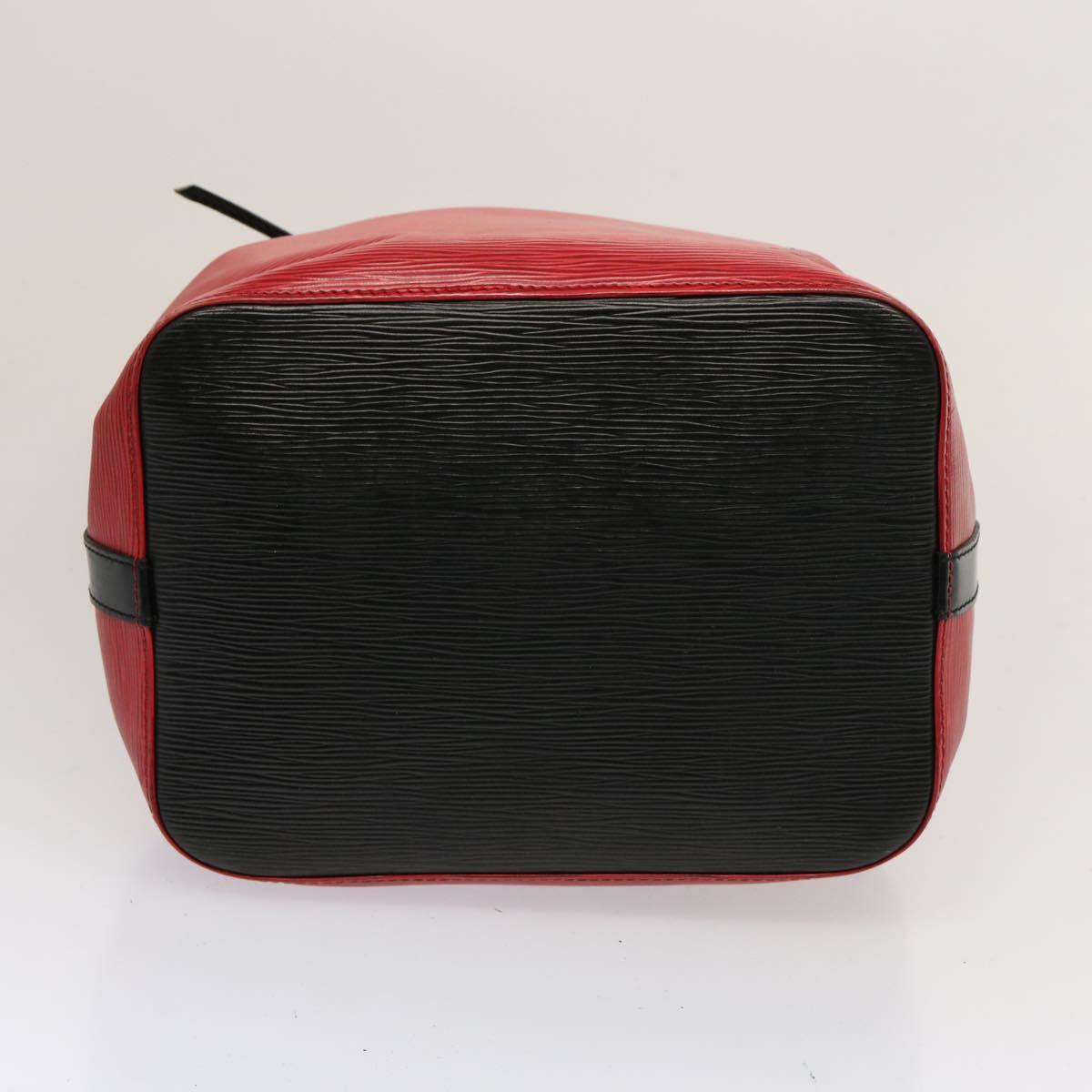 LOUIS VUITTON Epi Petit Noe Shoulder Bag Bicolor Black Red M44172 LV 75268