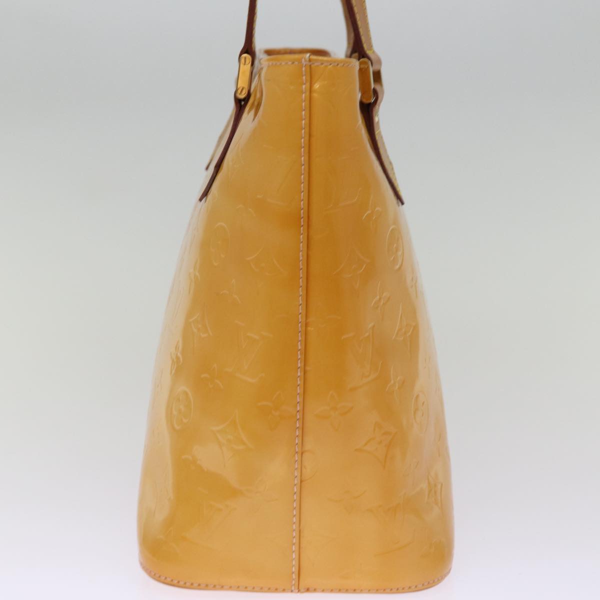 LOUIS VUITTON Monogram Vernis Houston Bag Marshmallow Pink M91302 LV 75283