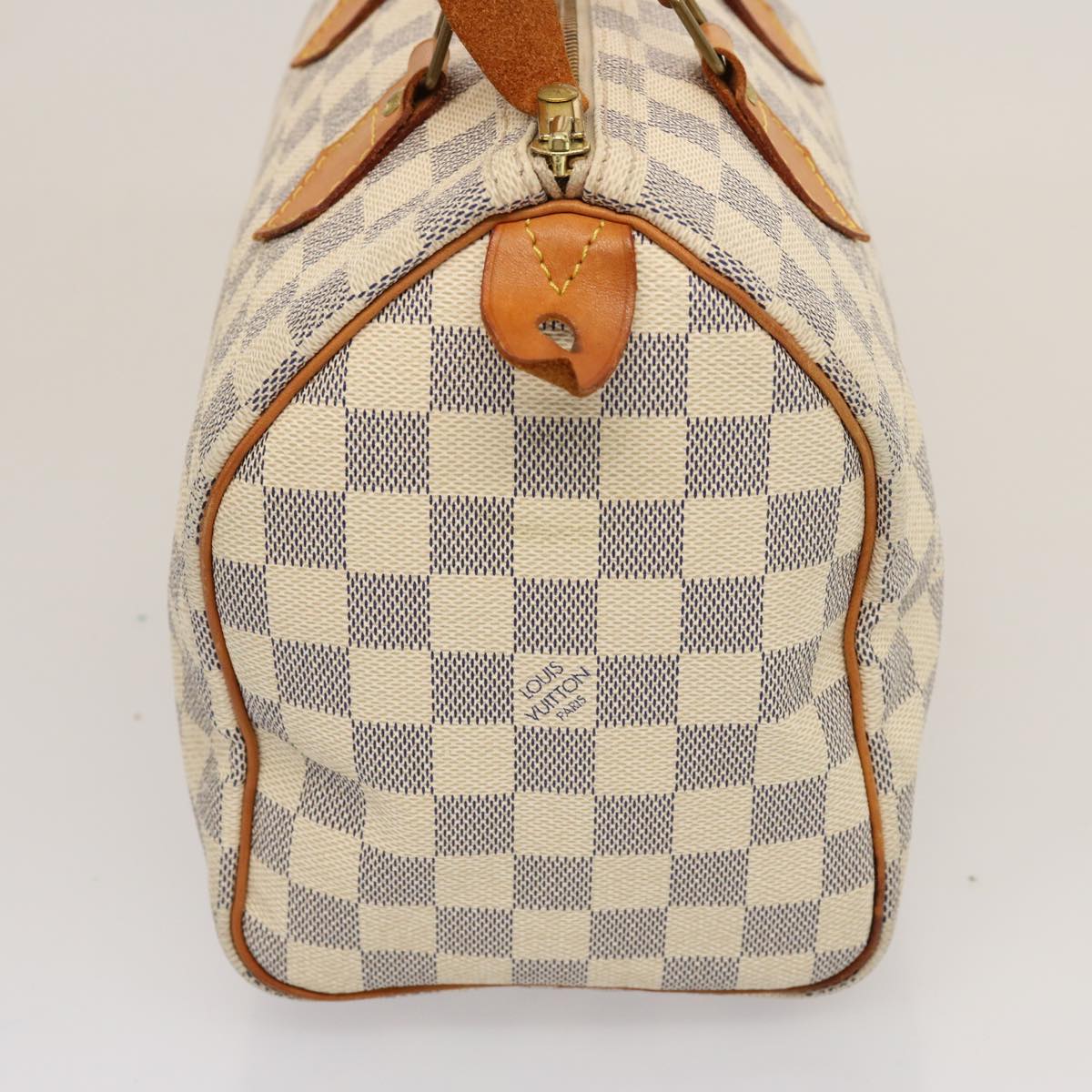 LOUIS VUITTON Damier Azur Speedy 25 Hand Bag N41534 LV 75292