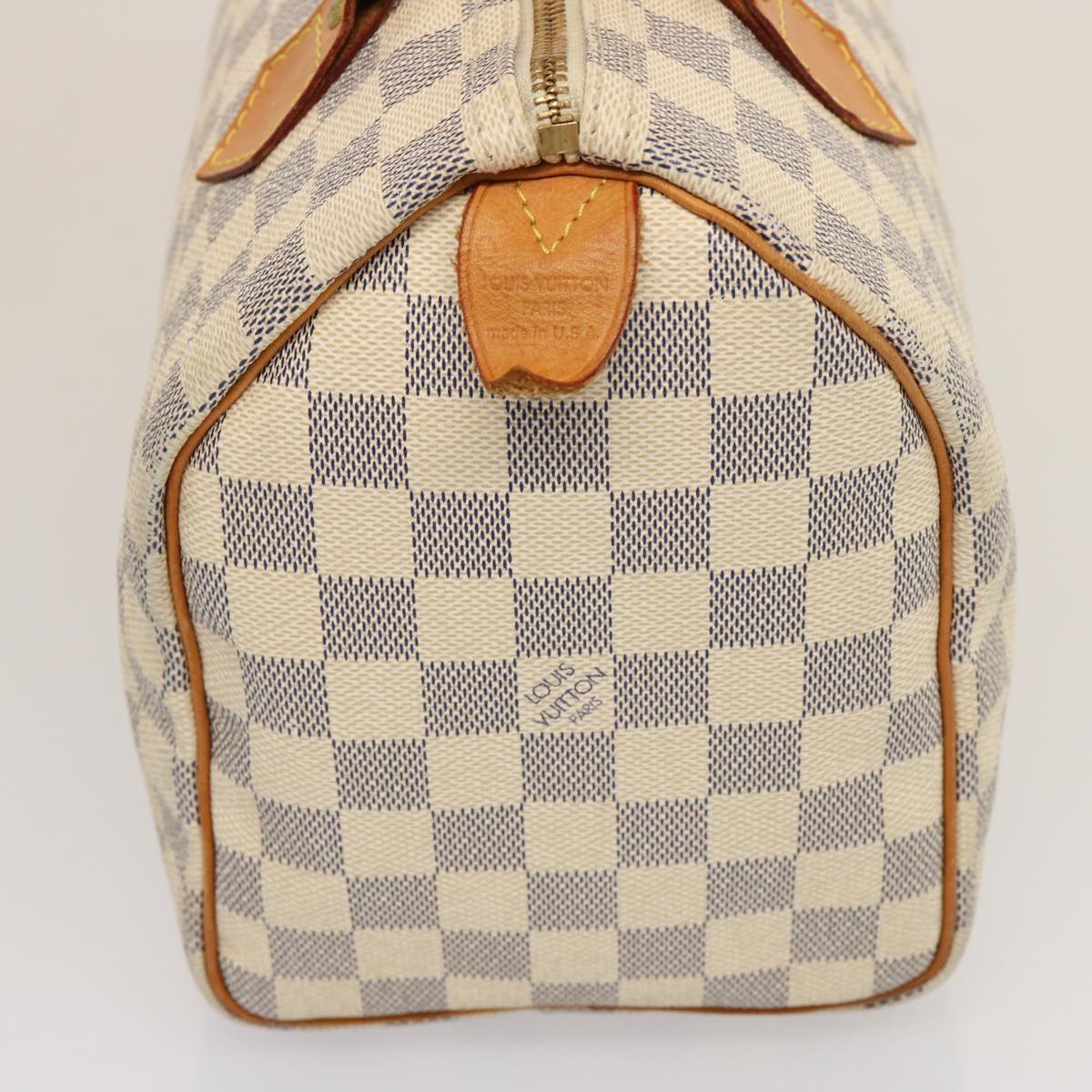 LOUIS VUITTON Damier Azur Speedy 25 Hand Bag N41534 LV 75292