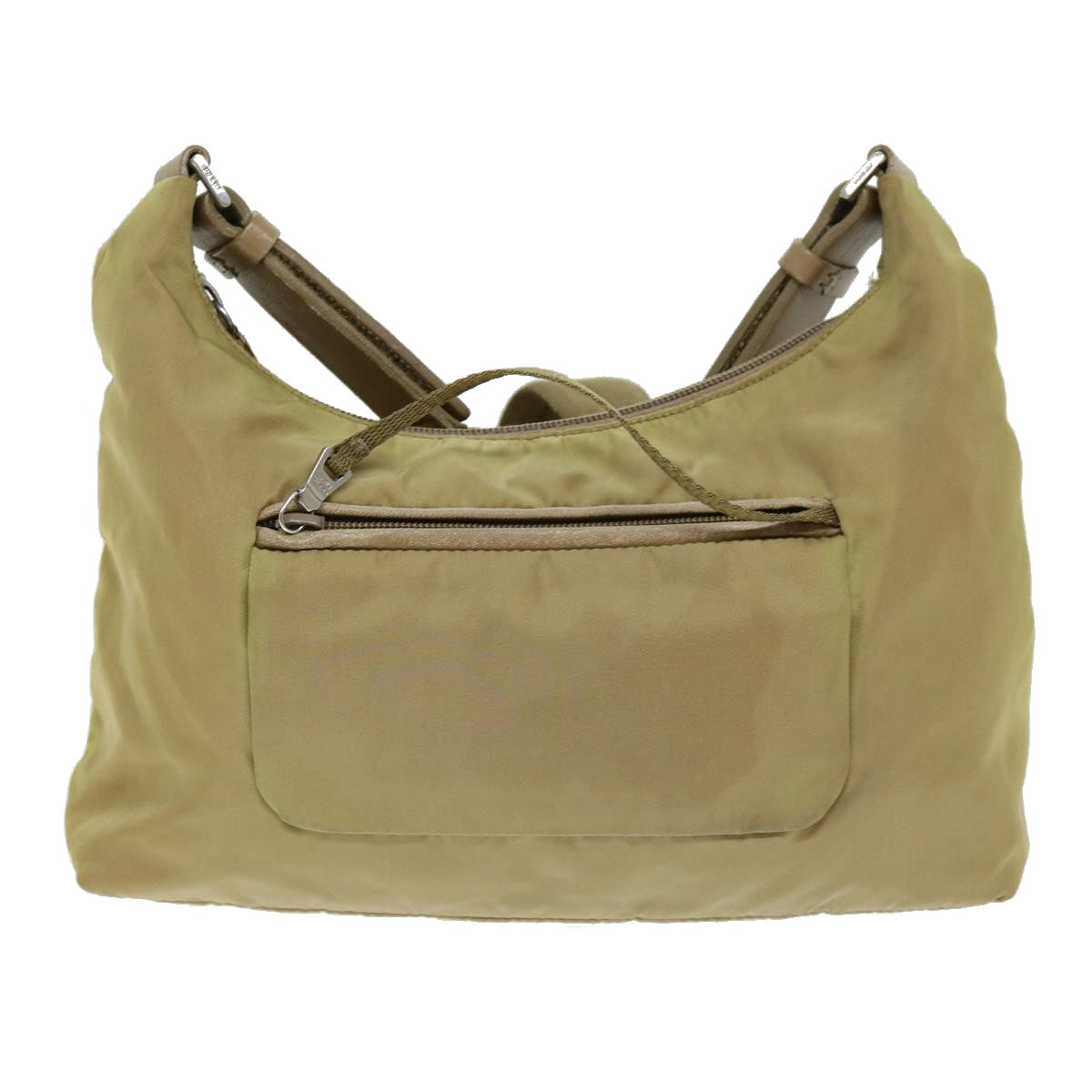 PRADA Shoulder Bag Nylon Beige 75331