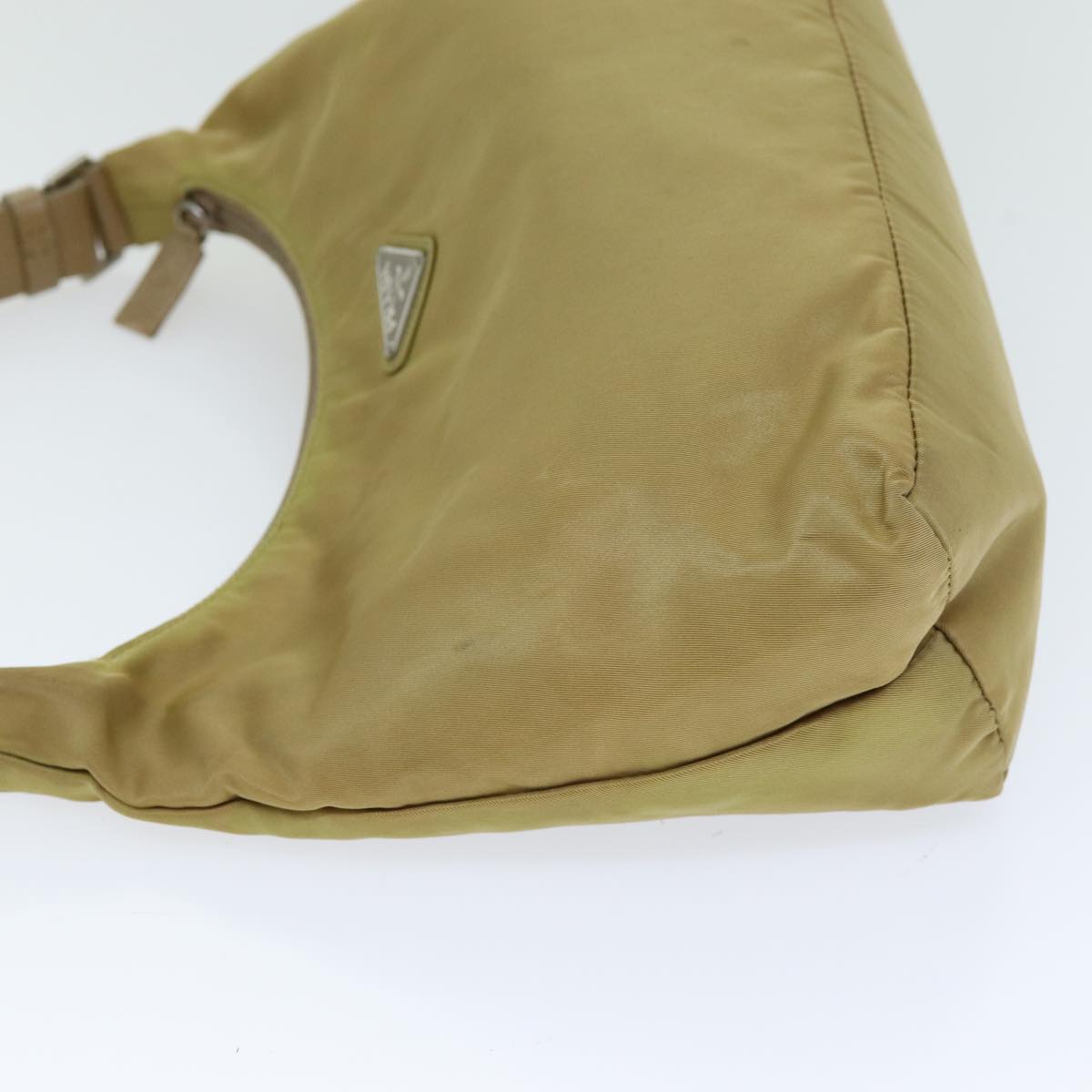 PRADA Shoulder Bag Nylon Beige 75331