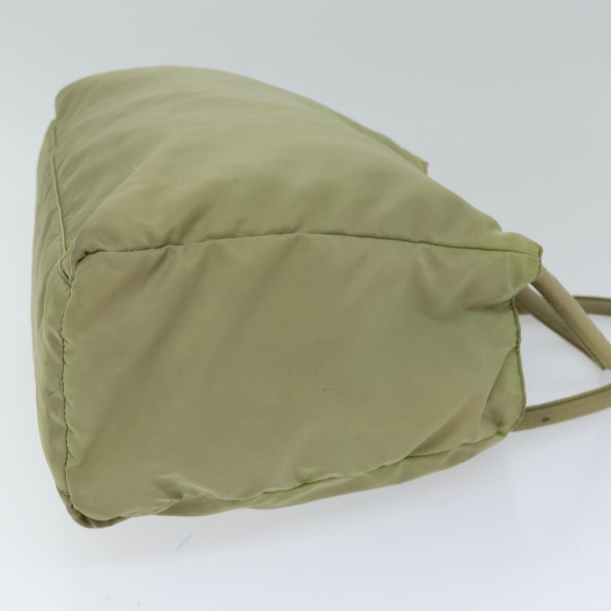 PRADA Tote Bag Nylon Beige 75336