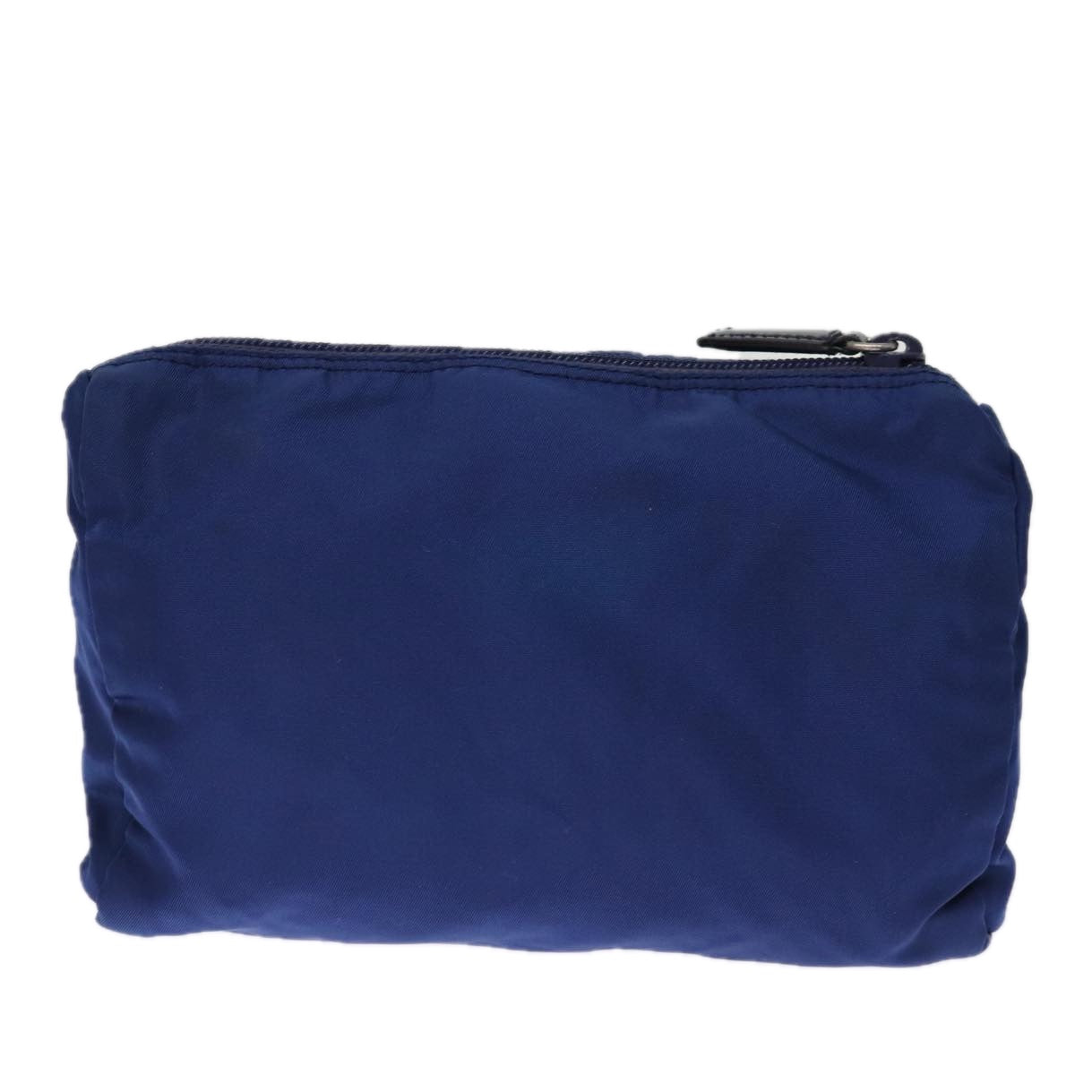PRADA Pouch Nylon Blue 75360