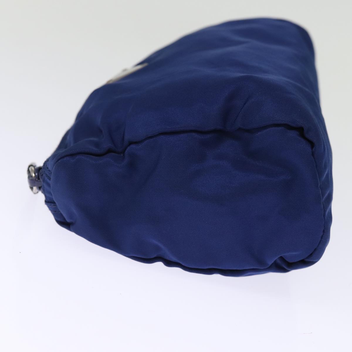 PRADA Pouch Nylon Blue 75360