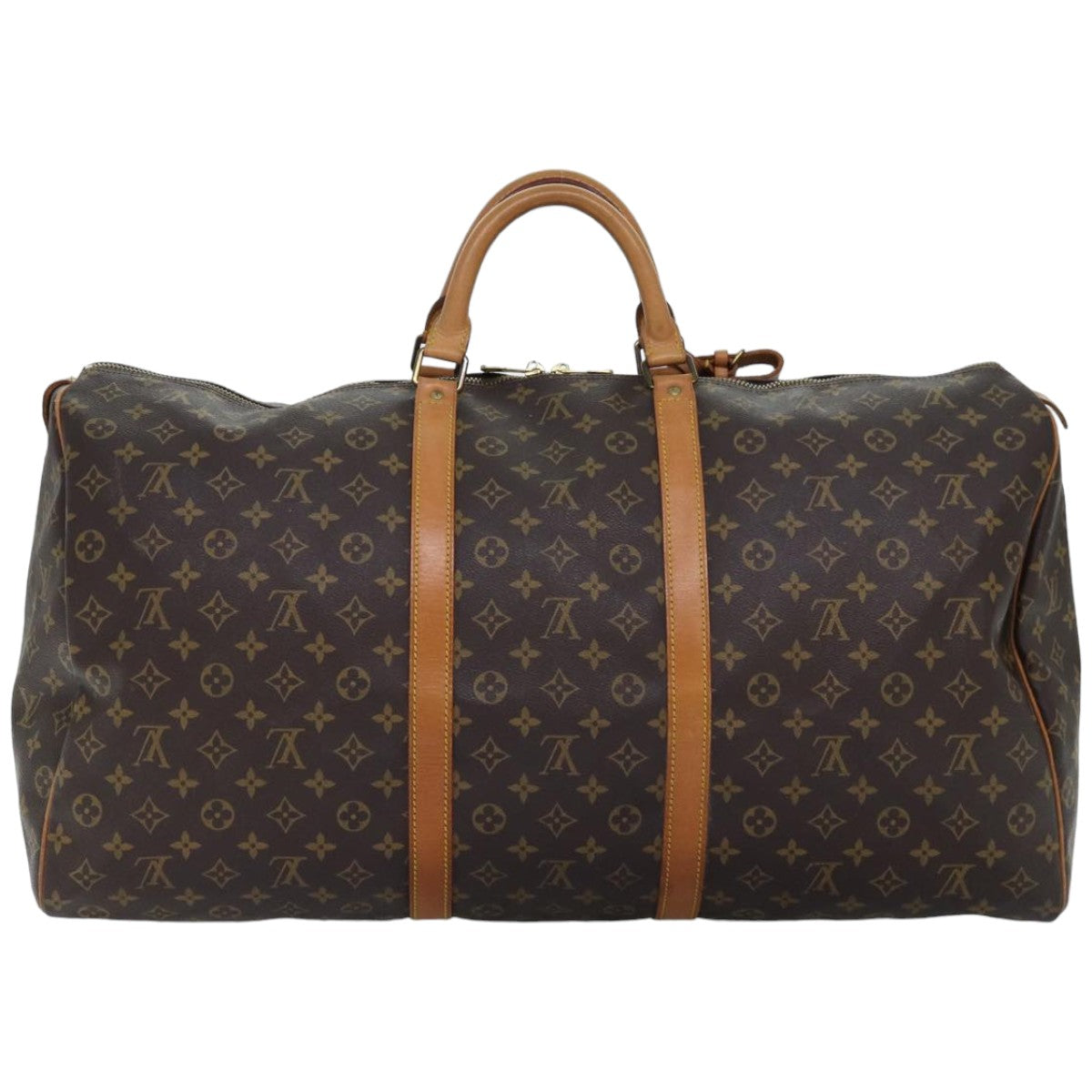 LOUIS VUITTON Monogram Keepall 60 Boston Bag M41422 LV 75393