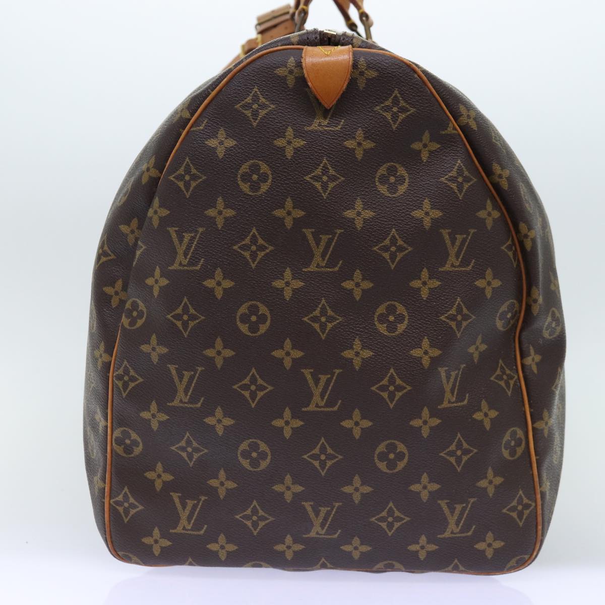 LOUIS VUITTON Monogram Keepall 60 Boston Bag M41422 LV 75393