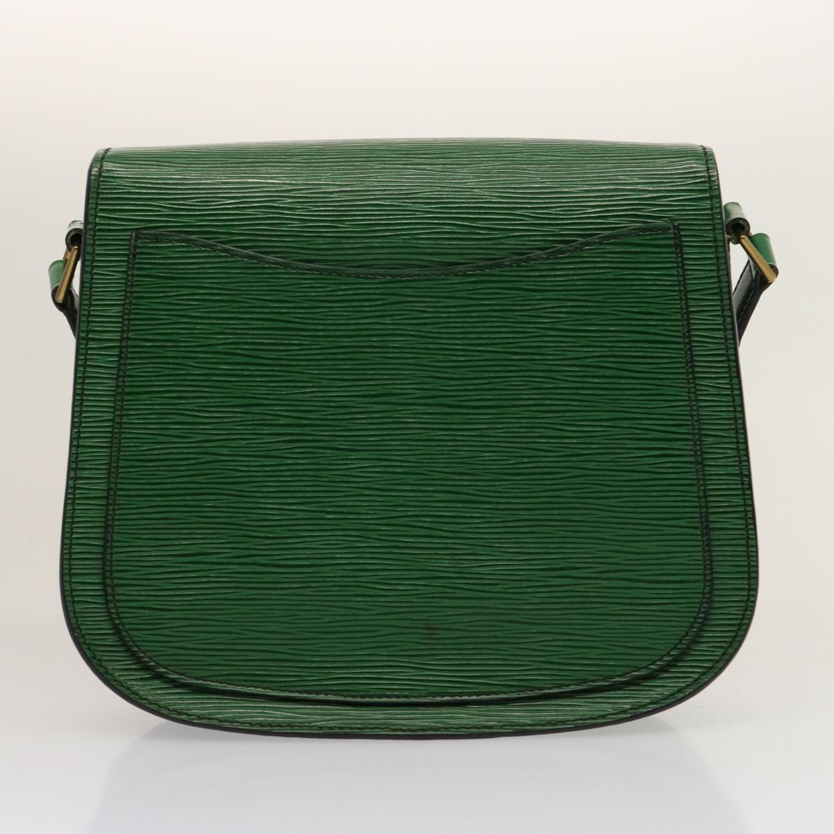 LOUIS VUITTON Epi Saint Cloud GM Shoulder Bag Green M52194 LV 75406