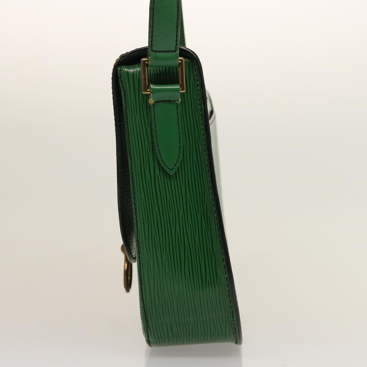 LOUIS VUITTON Epi Saint Cloud GM Shoulder Bag Green M52194 LV 75406