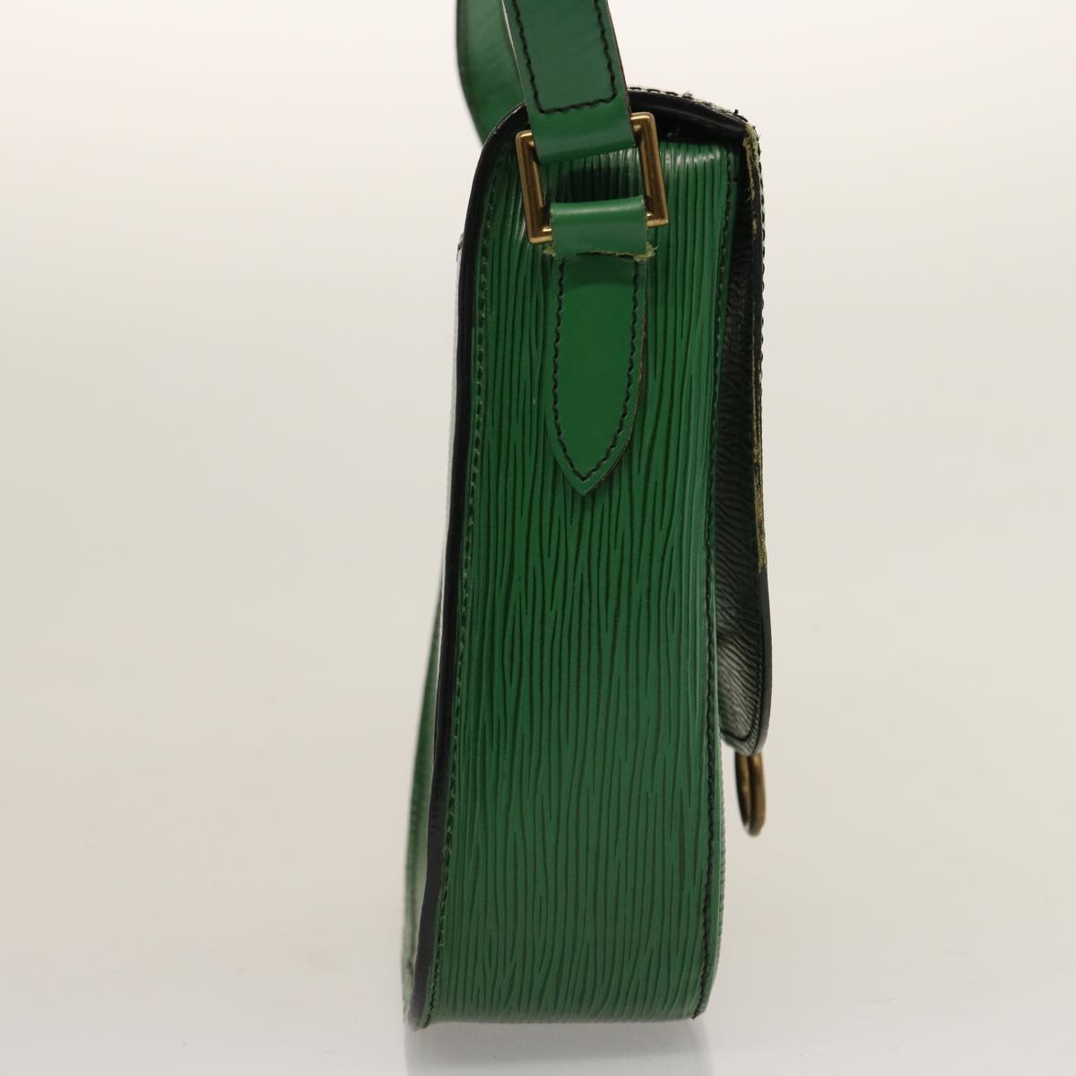 LOUIS VUITTON Epi Saint Cloud GM Shoulder Bag Green M52194 LV 75406