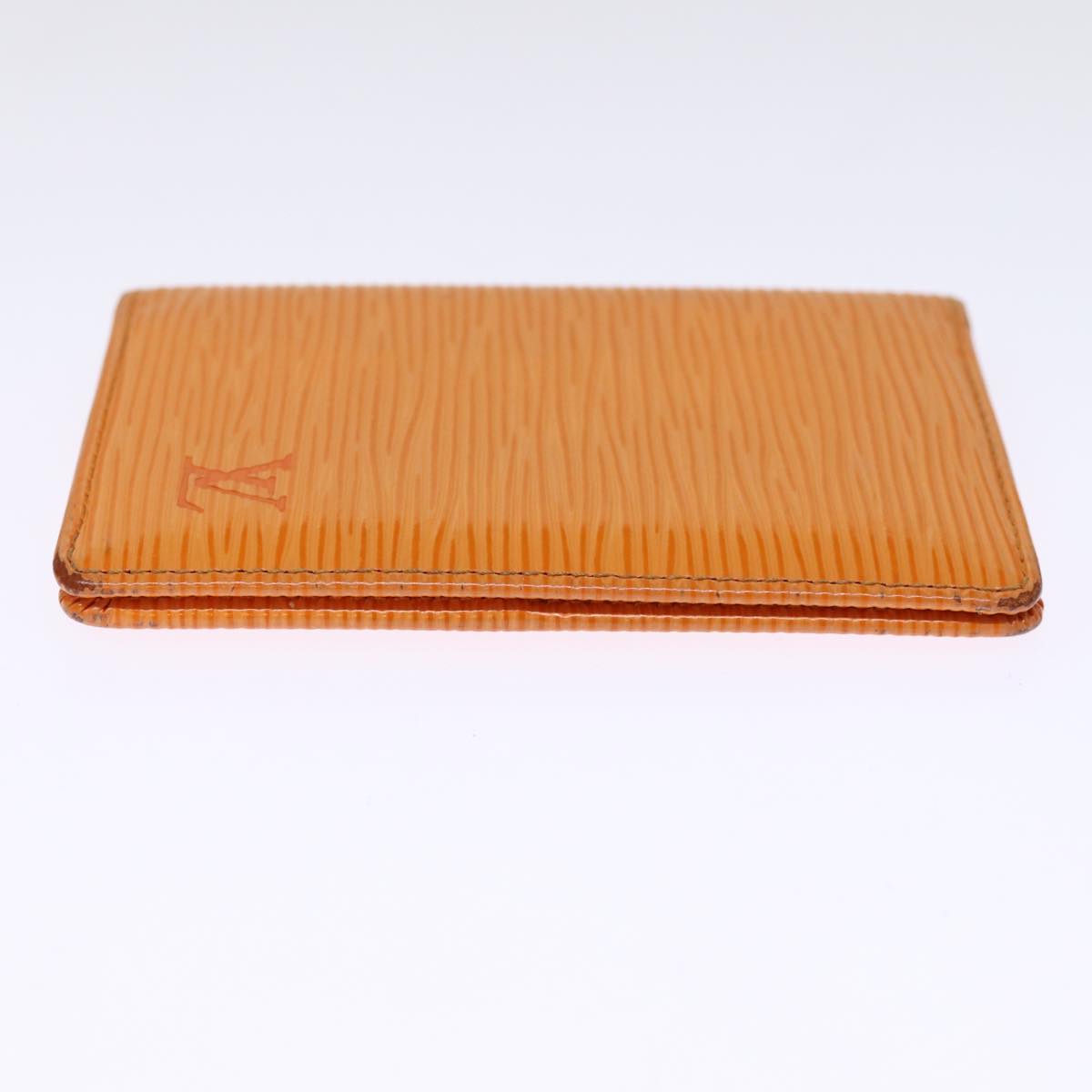 LOUIS VUITTON Epi Organizer Dupoch Card Case Mandarin M6358H LV 75410