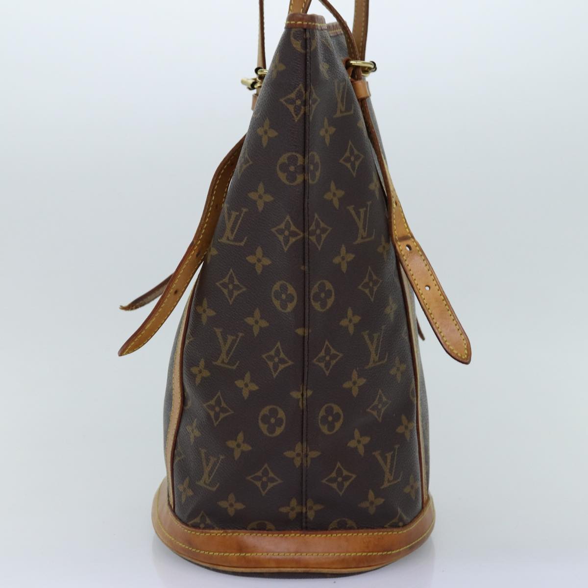 LOUIS VUITTON Monogram Bucket GM Shoulder Bag M42236 LV 75418