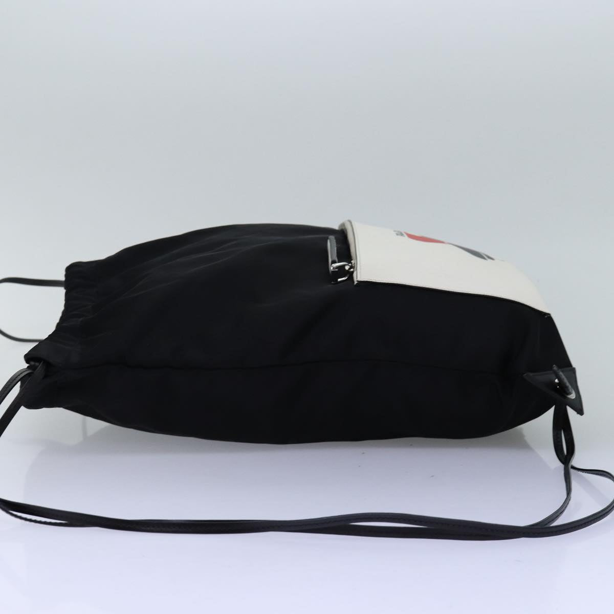 PRADA Knapsack Shoulder Bag Nylon Black 75427