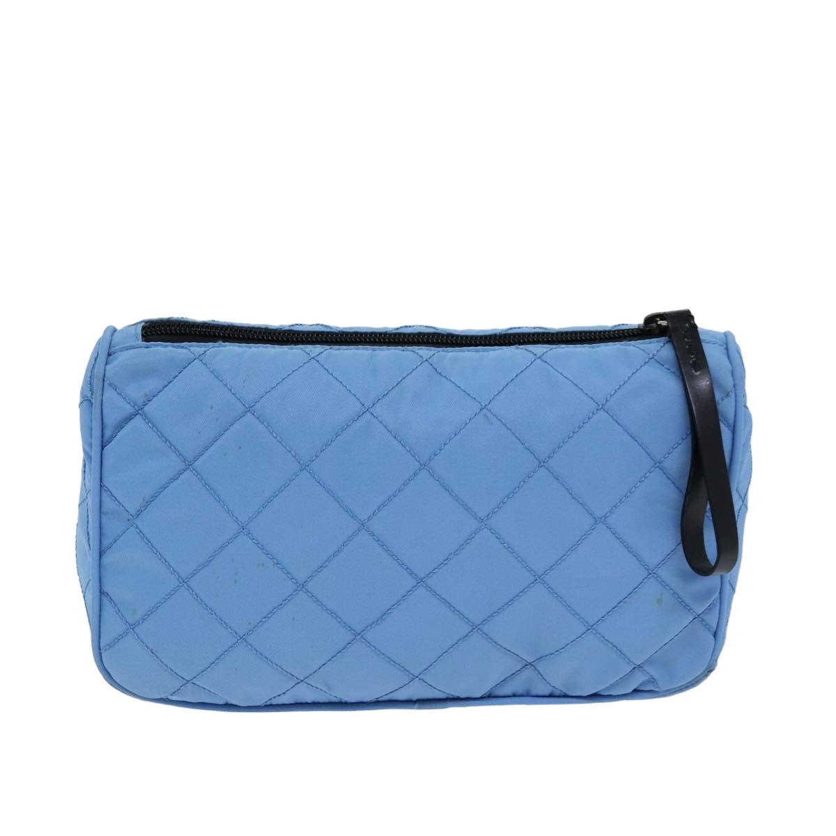 PRADA Pouch Nylon Light Blue 75439
