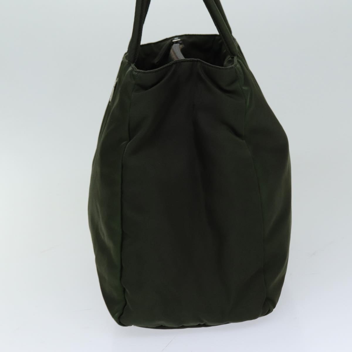 PRADA Tote Bag Nylon Khaki 75448