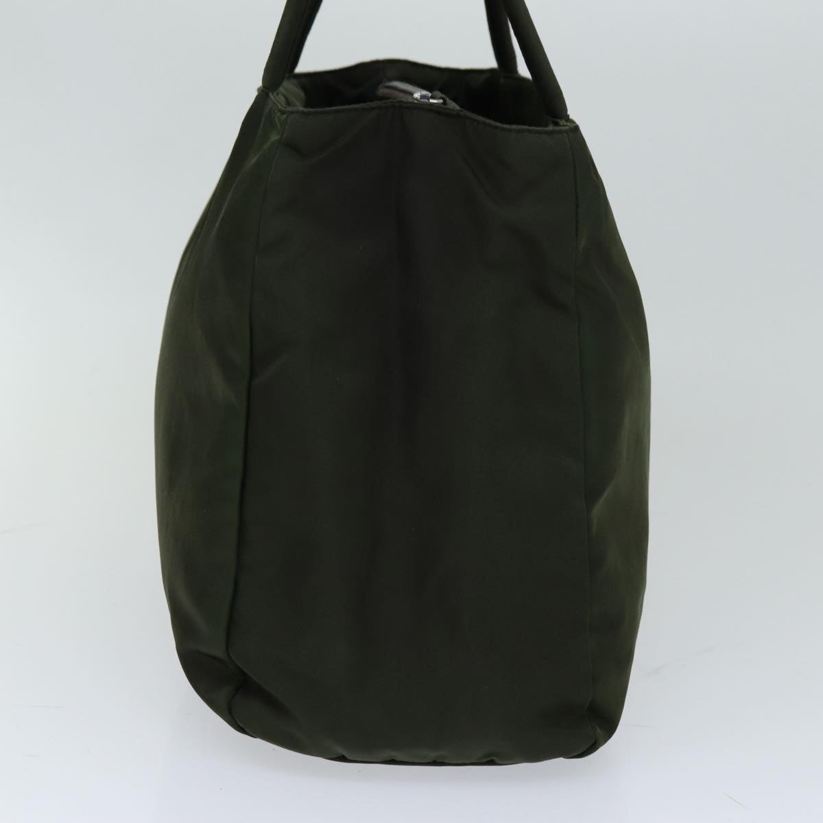 PRADA Tote Bag Nylon Khaki 75448