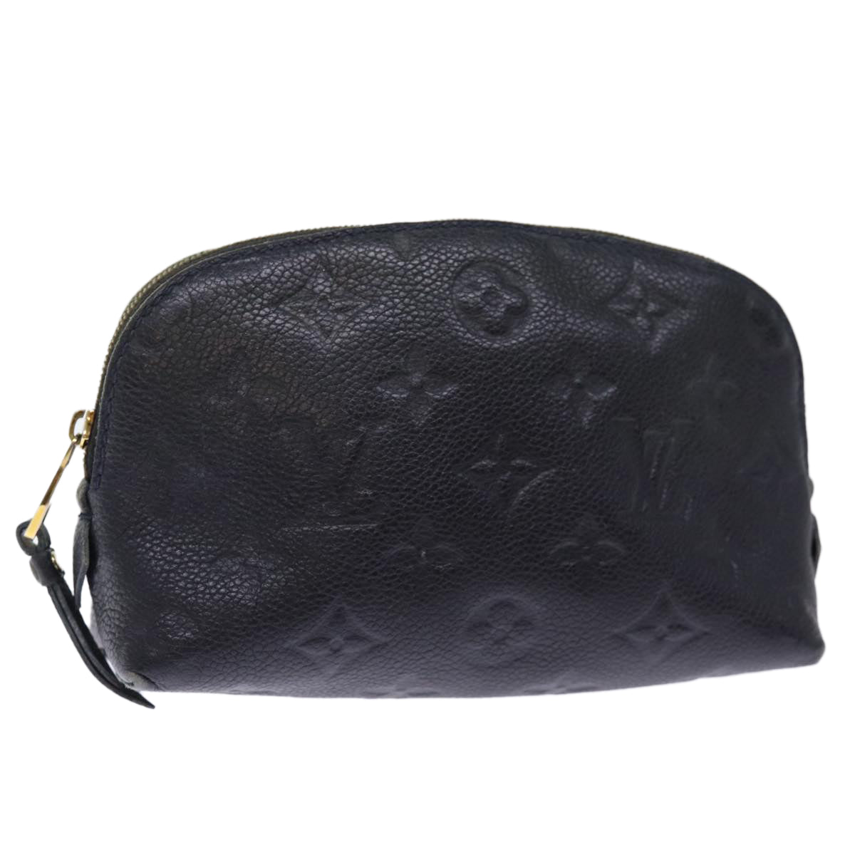 LOUIS VUITTON Empreinte Pochette Cosmetic PM Pouch Navy M69413 LV 75459