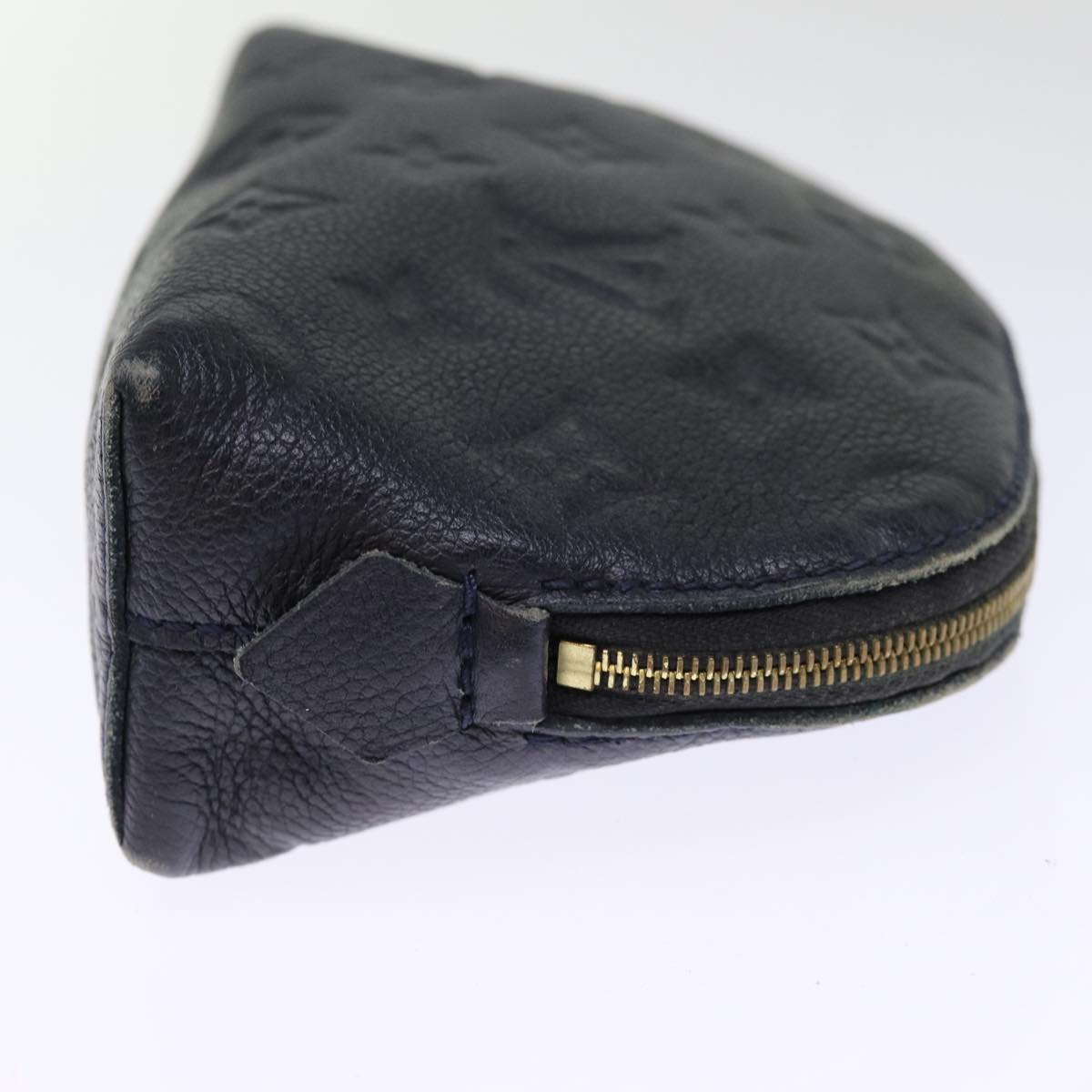 LOUIS VUITTON Empreinte Pochette Cosmetic PM Pouch Navy M69413 LV 75459