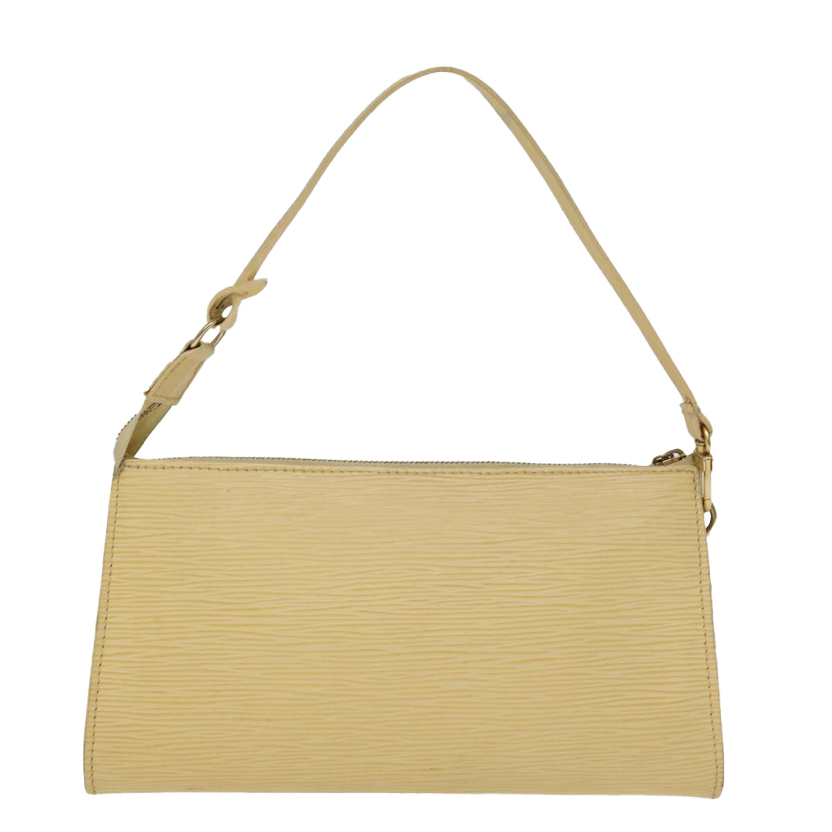 LOUIS VUITTON Epi Pochette Accessoires Pouch Vanilla M5294A LV 75461