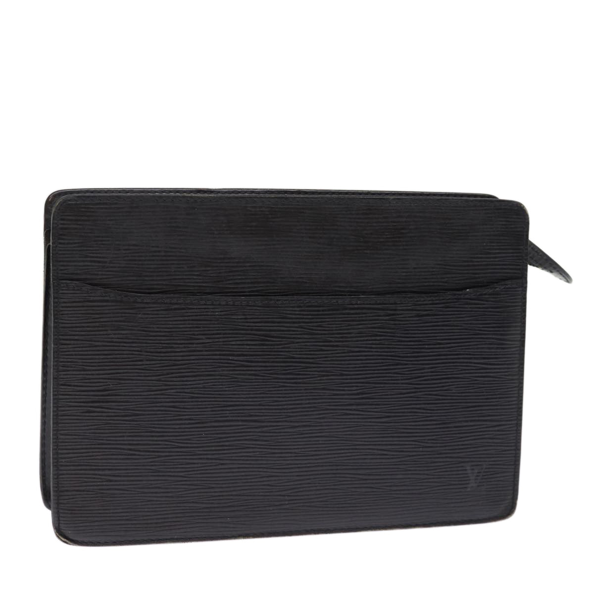 LOUIS VUITTON Epi Pochette Homme Clutch Bag Black Noir M52522 LV 75463