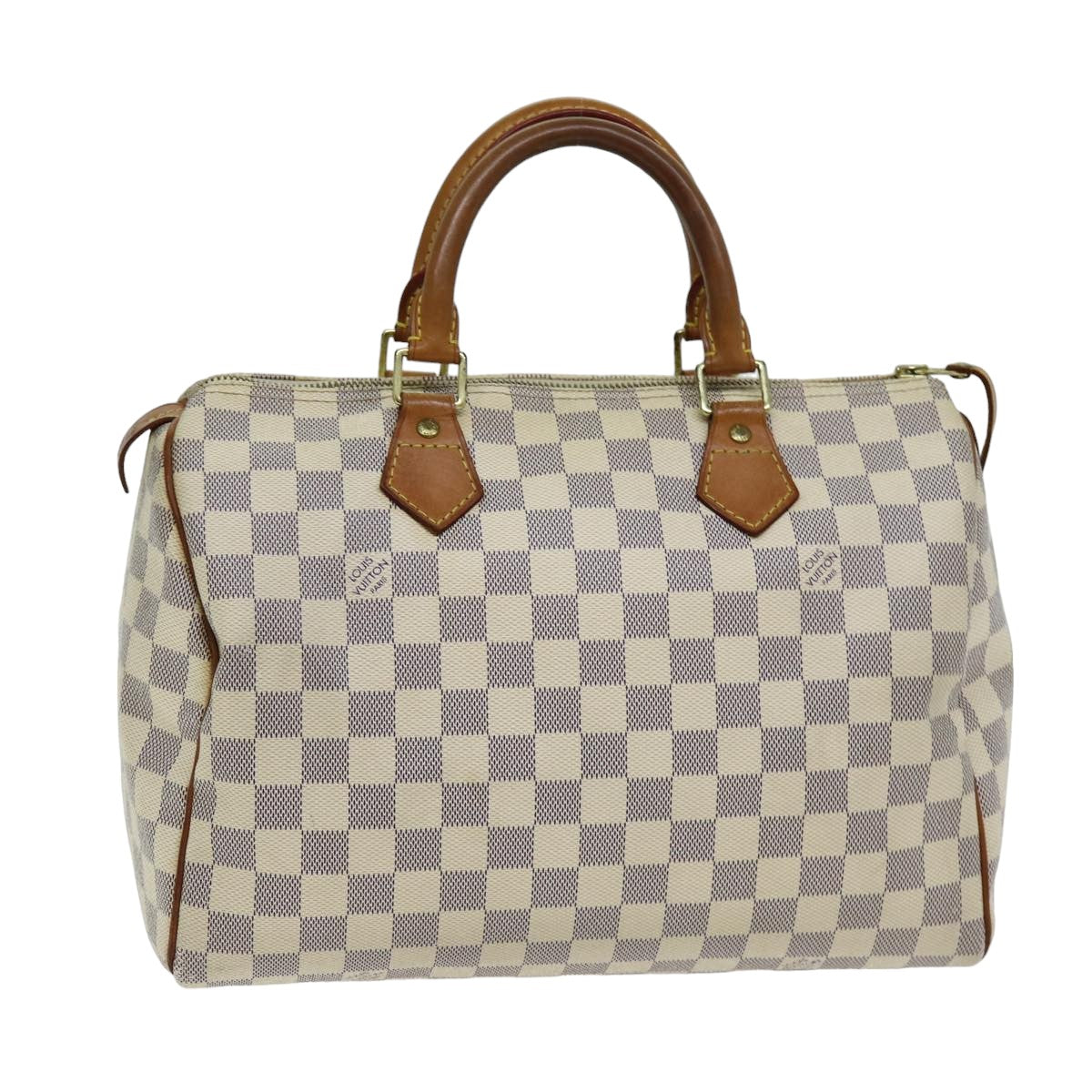 LOUIS VUITTON Damier Azur Speedy 30 Hand Bag N41533 LV 75483
