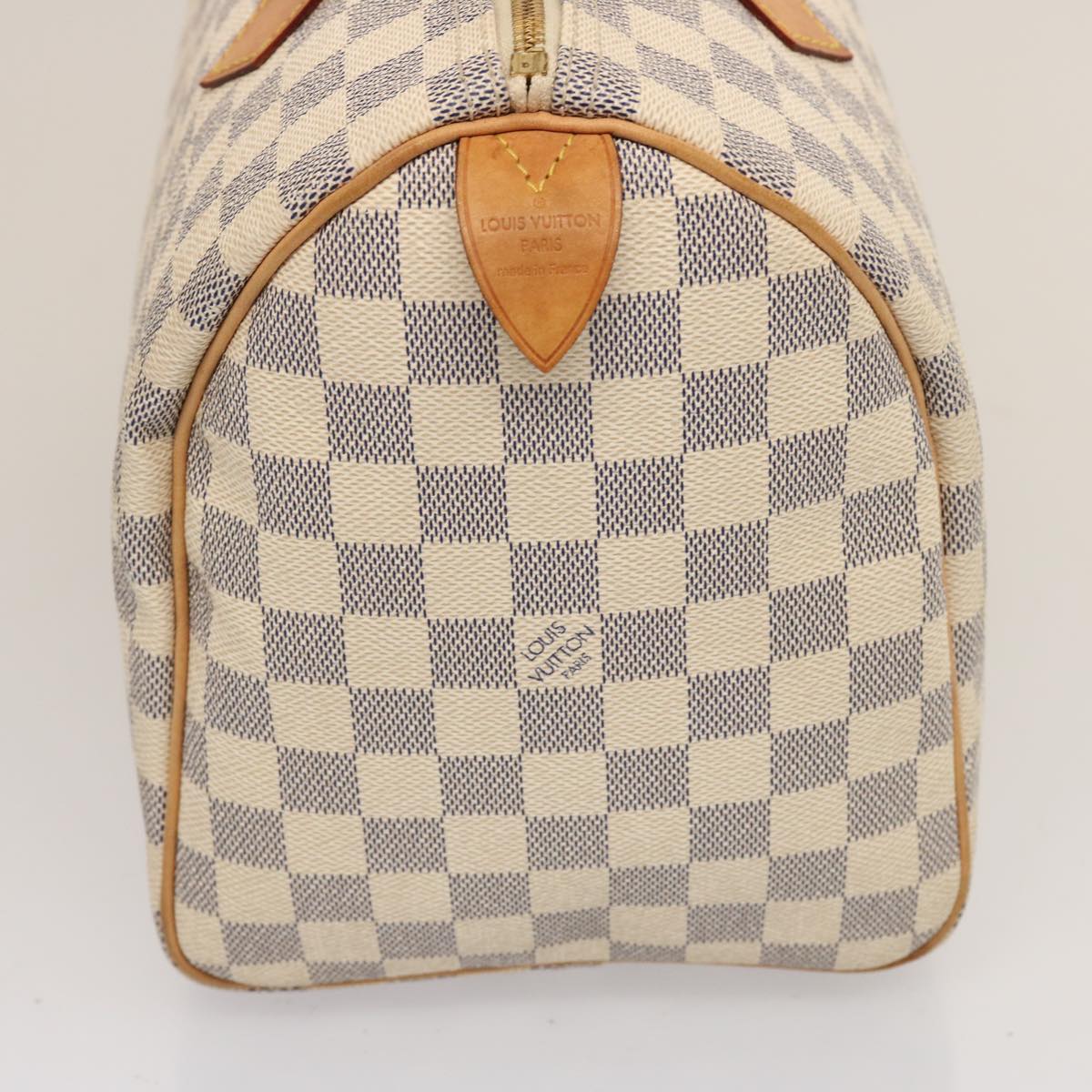 LOUIS VUITTON Damier Azur Speedy 30 Hand Bag N41533 LV 75484