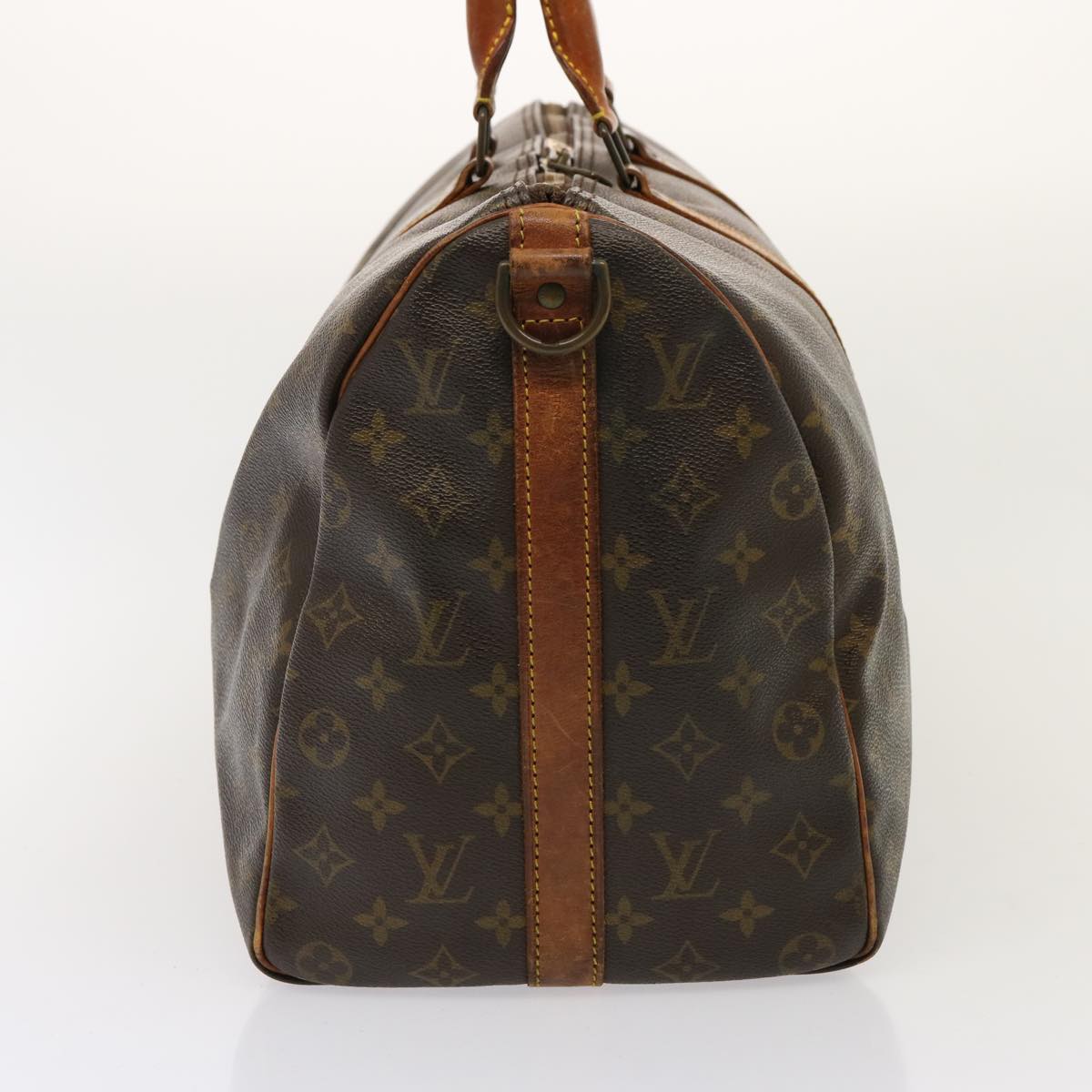LOUIS VUITTON Monogram Keepall Bandouliere 45 Boston Bag M41418 LV 75488