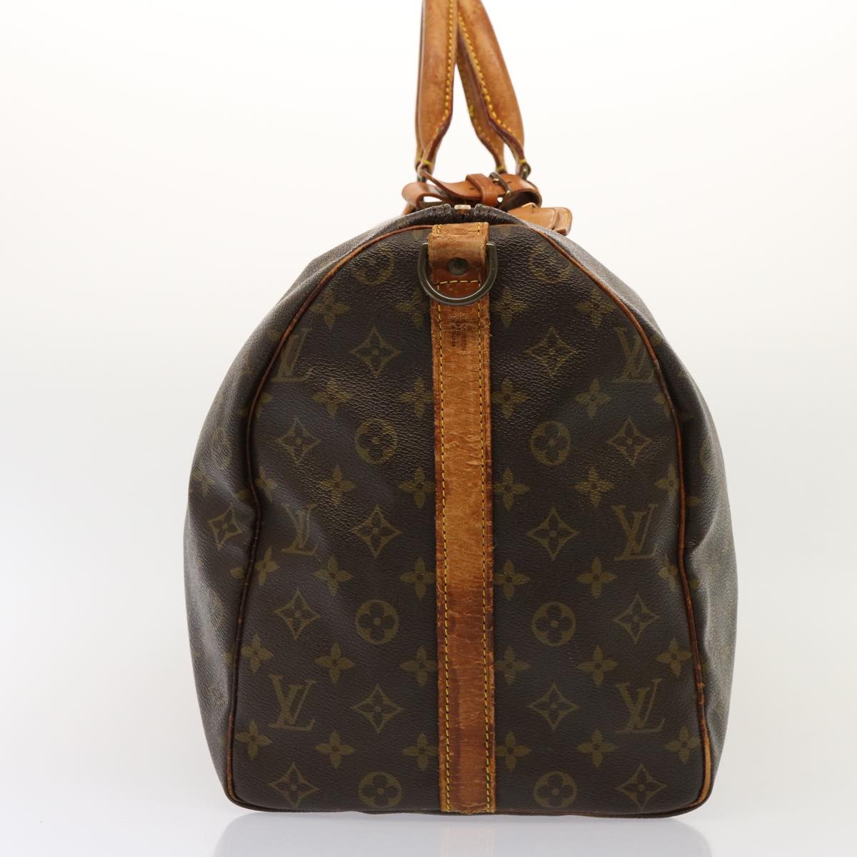 LOUIS VUITTON Monogram Keepall Bandouliere 50 Boston Bag M41416 LV 75489